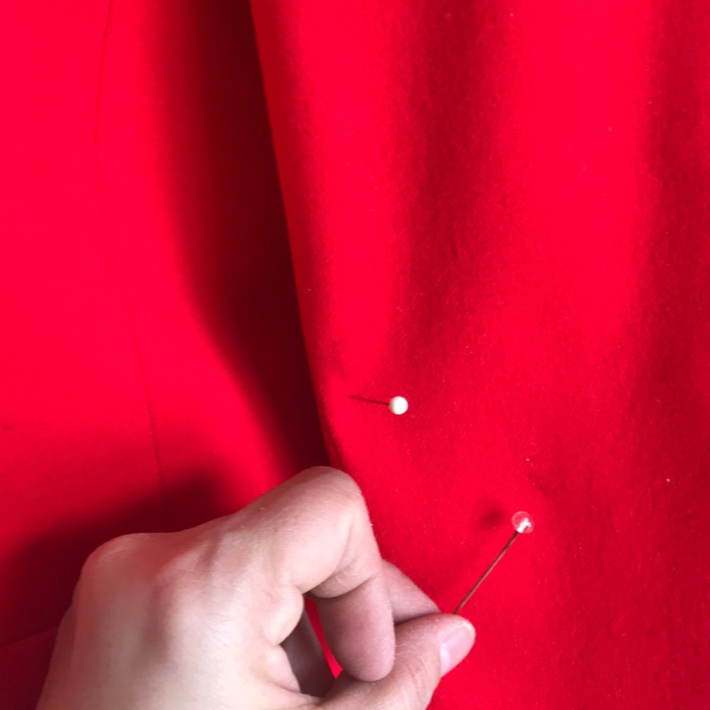 Vintage Pendleton Red Wool One Button Blazer - image 7